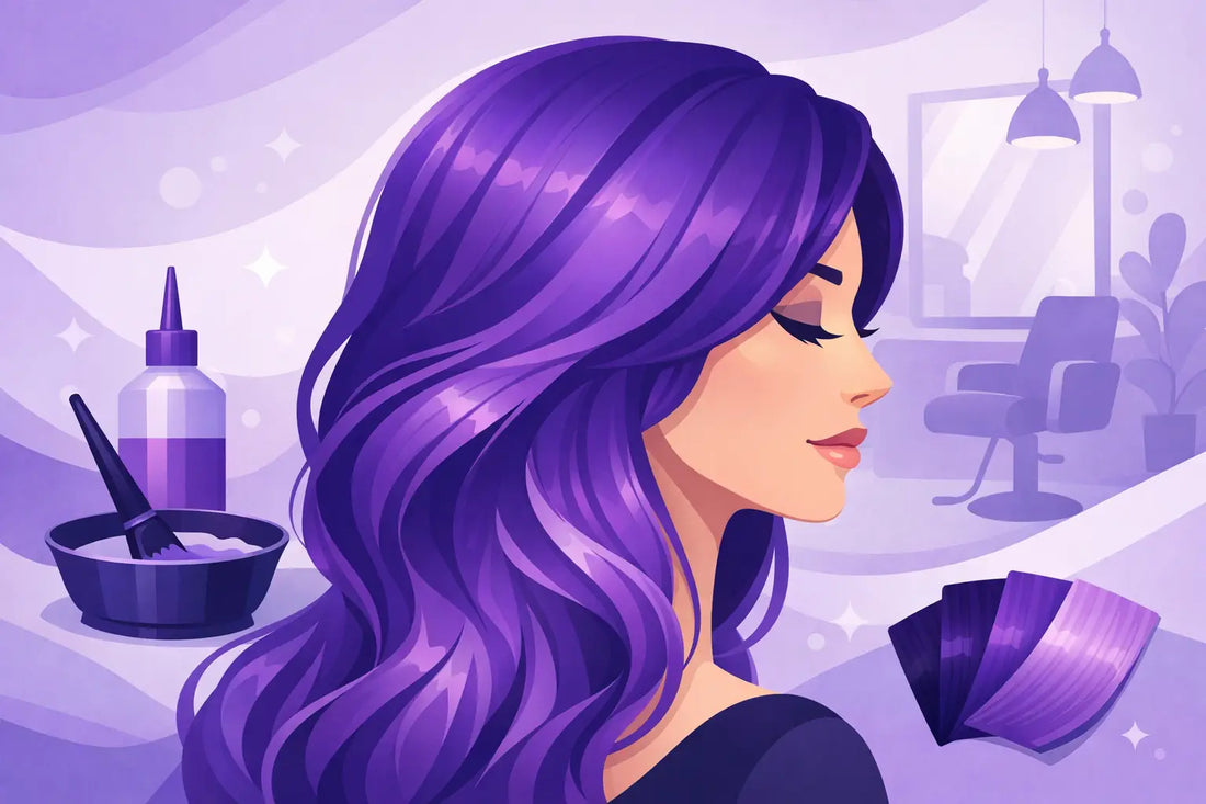 Violet Hair Color Professional Results