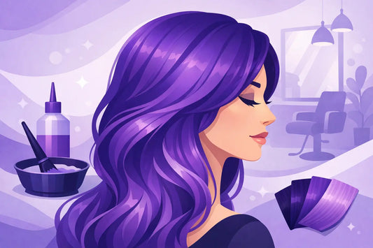 Violet Hair Color Professional Results
