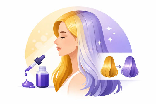 Violet Hair Toner for Yellow Tones Explained