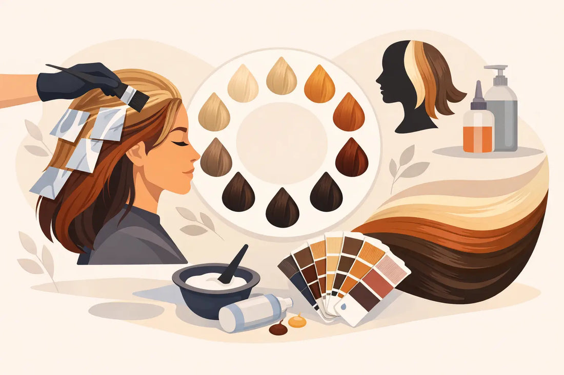 Professional Hair Color Shade Guide