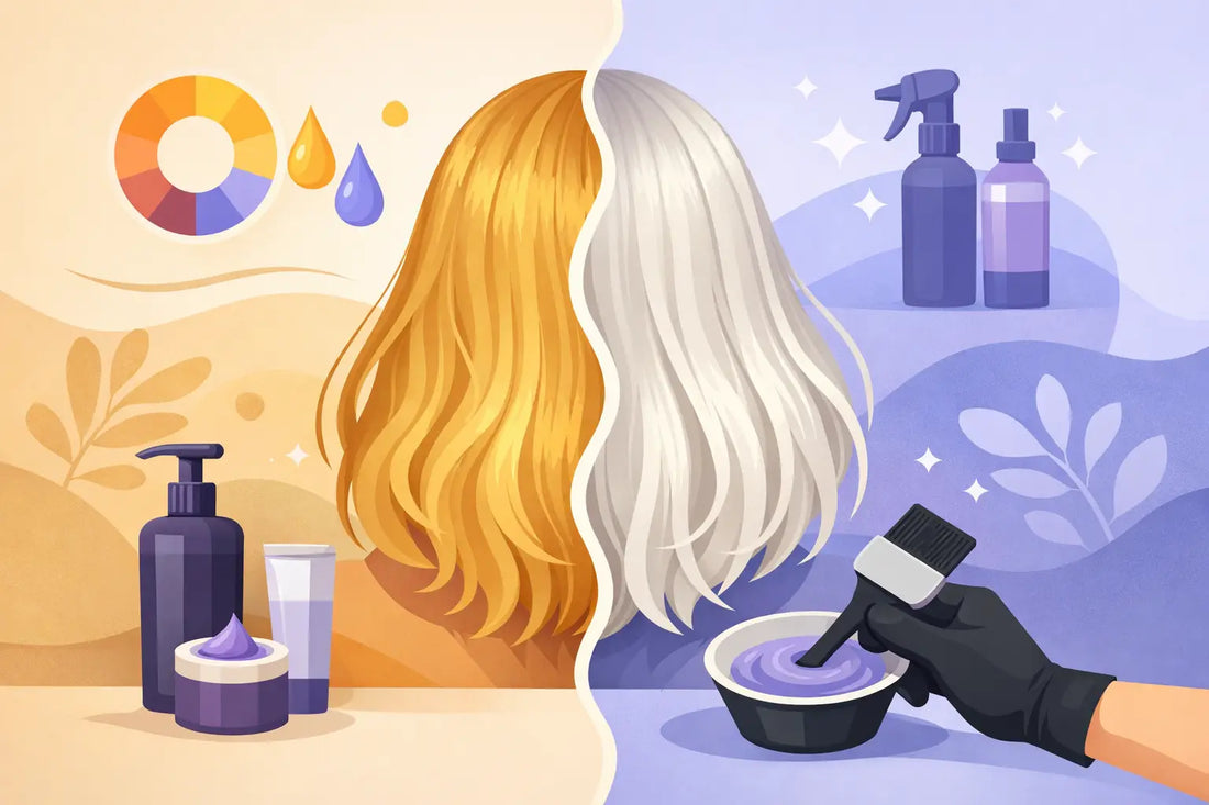 How to Tone Brassy Blonde Hair Professionally